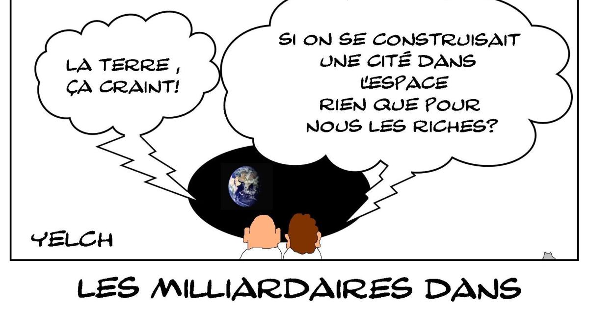 Les milliardaires dans l'espace font des projets