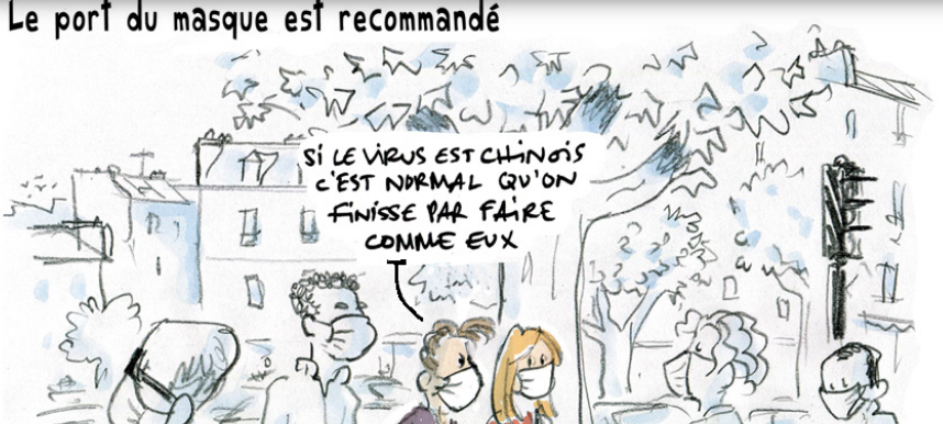le virus avance masqué , moi aussi !