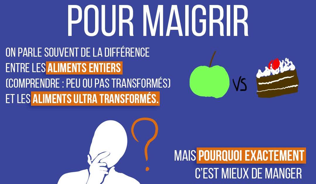 Pourquoi c'est mieux de manger des aliments entiers pour maigrir