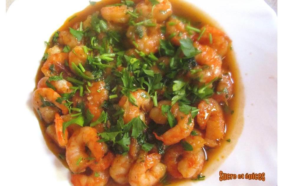 Crevettes au miel et à l'ail