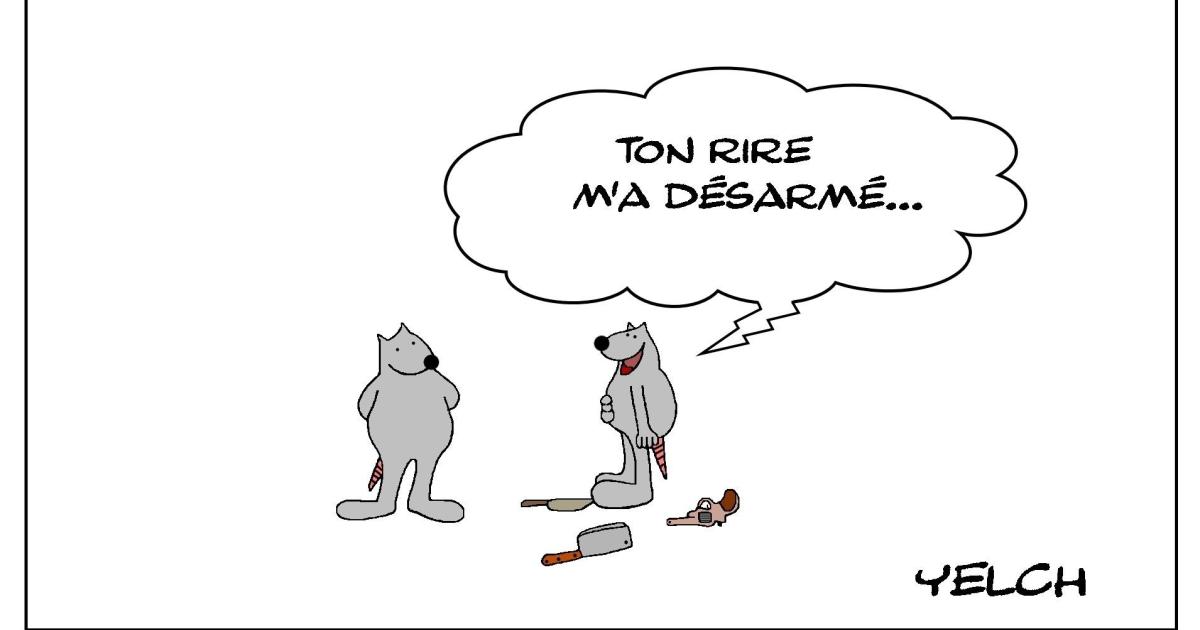 Le rat qui était désarmé par le rire