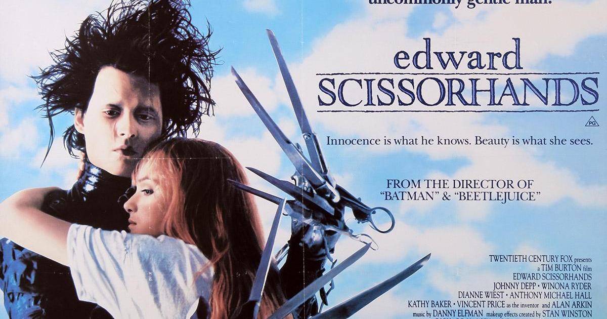 Edward aux mains d'argent (Edward Scissorhands, Tim Burton, 1990)
