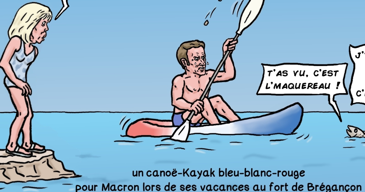 les vacances 2023 de Macron au fort de Brégançon