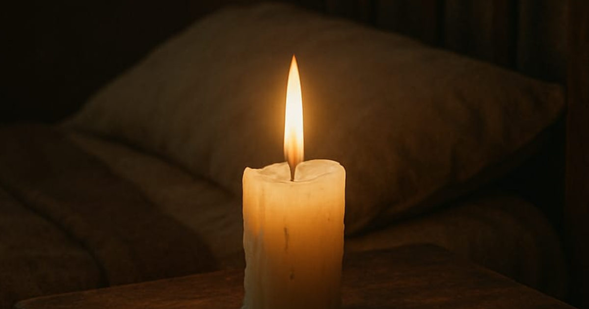 Prière à la bougie