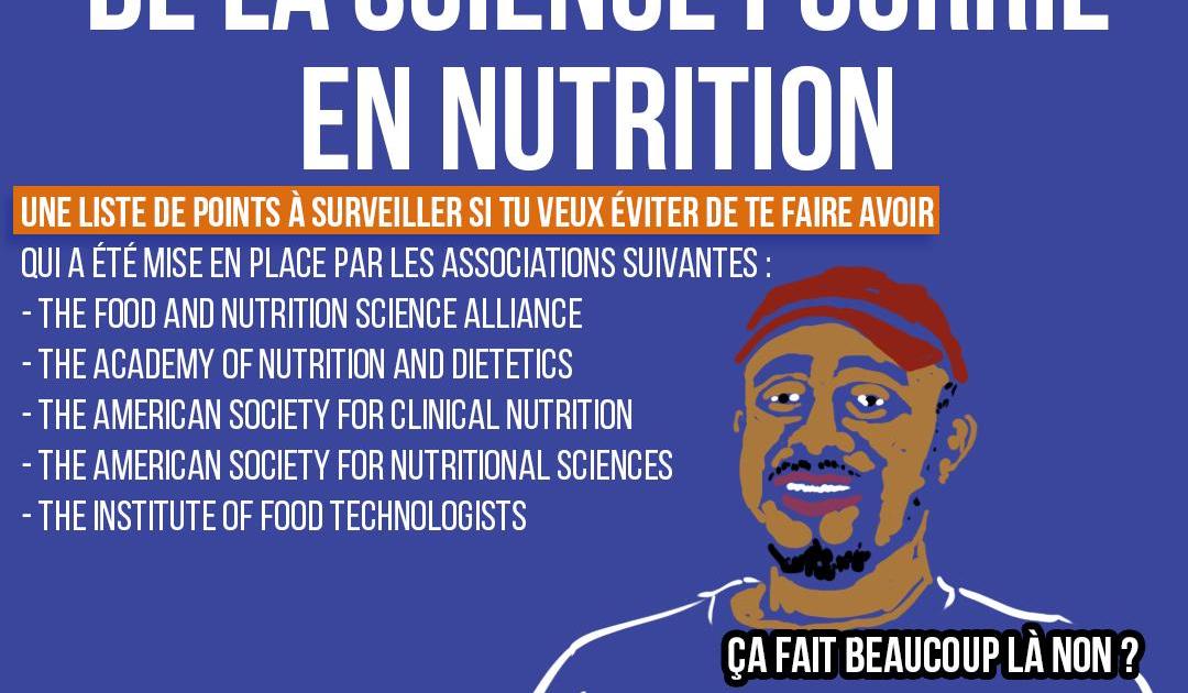 Les 10 commandements de la science pourrie en nutrition