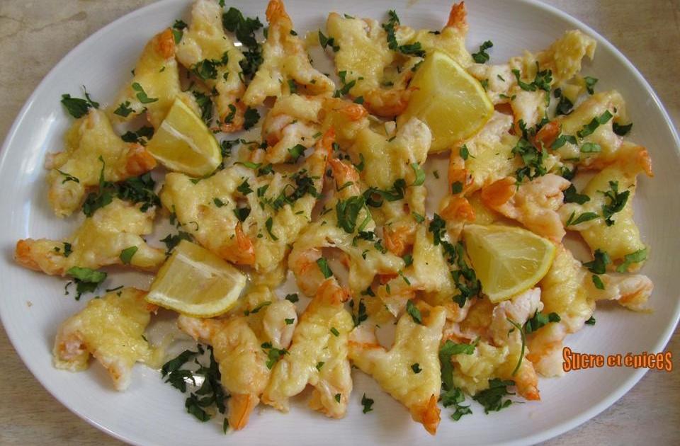 Crevettes gratinées au fromage - Recette en vidéo