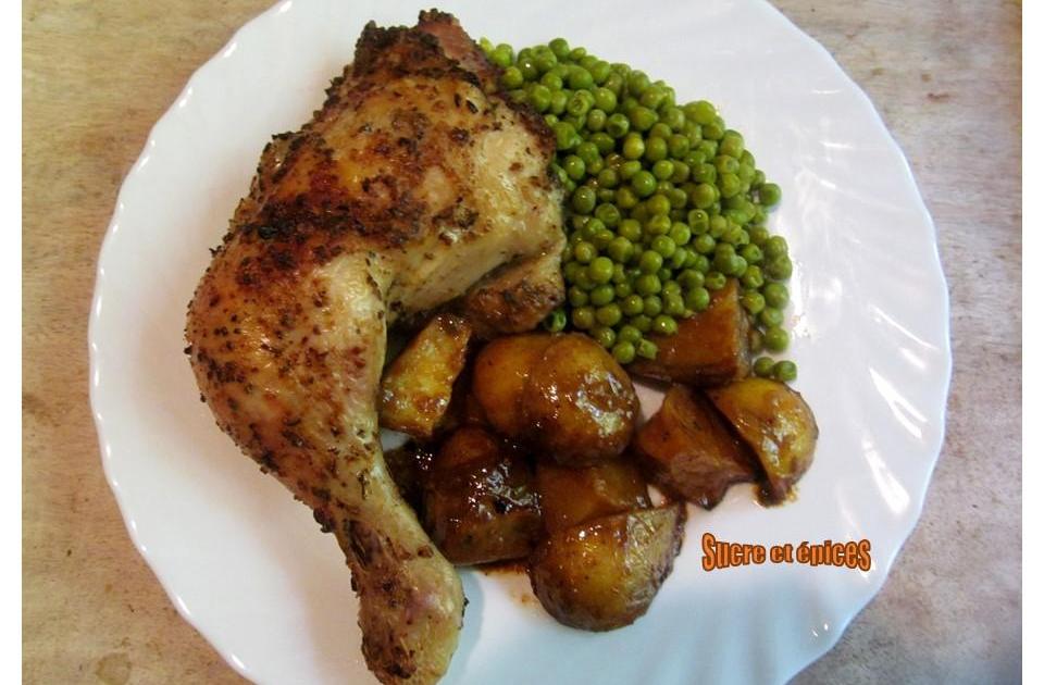 Cuisses de poulet croustillantes au four