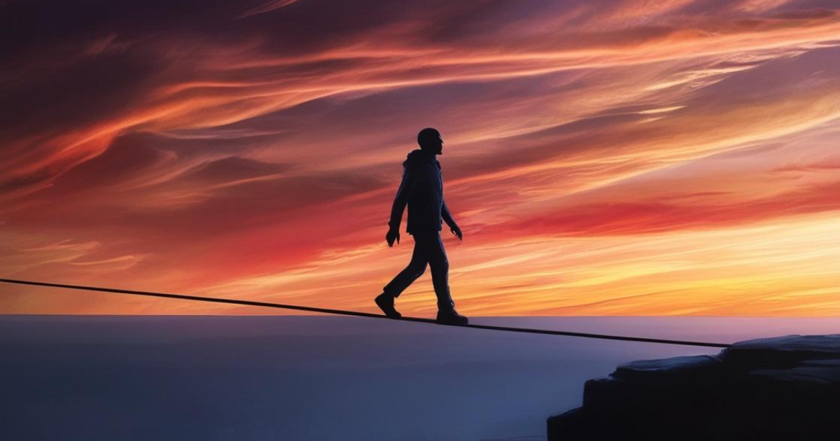 La vie ne tient qu’à un fil.