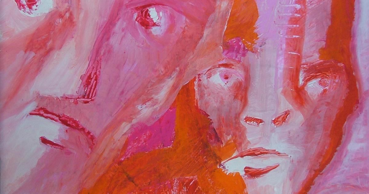 Double face - peinture au fil du temps - 1992