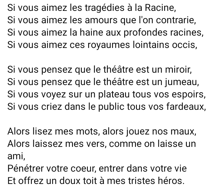 Soutenez mon projet théâtral 💪💪