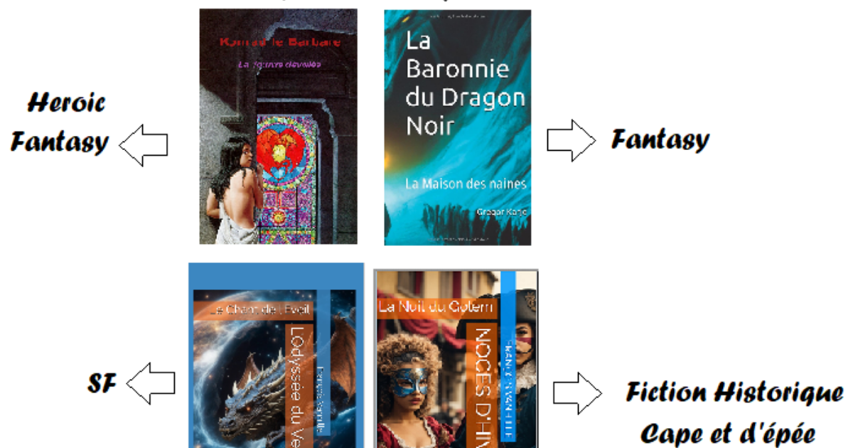Les Chroniques littéraires de mes romans de fantasy