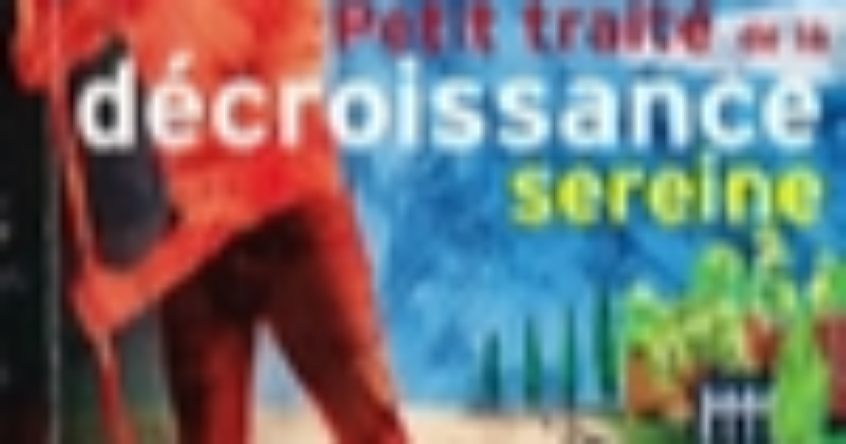 la décroissance anxieuse