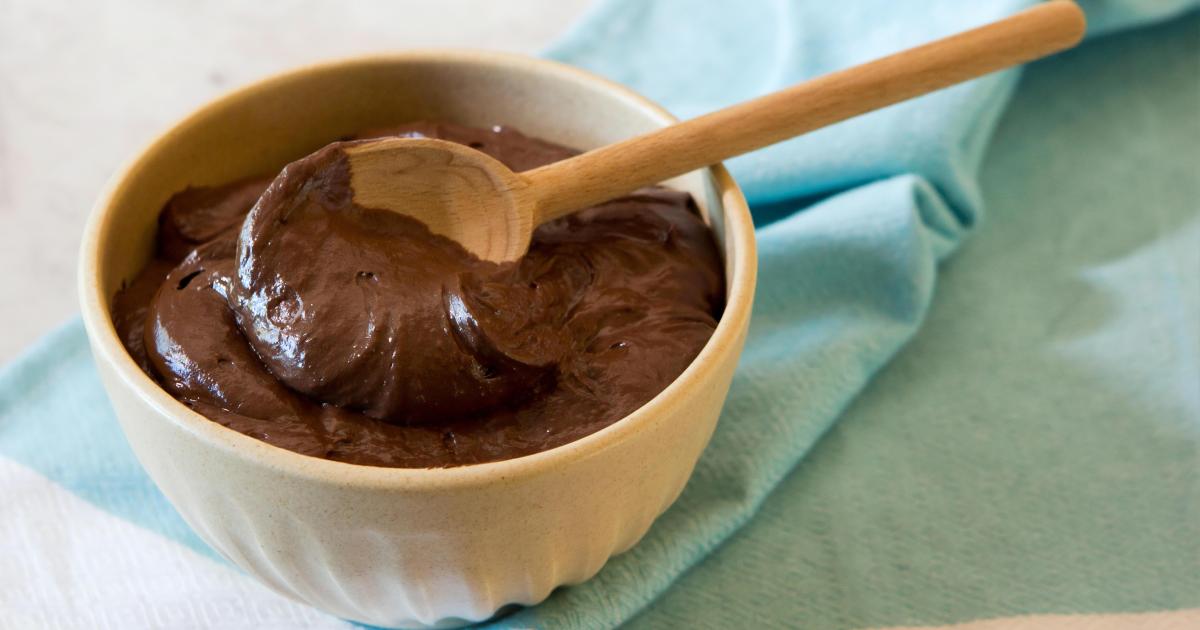 Mousse au chocolat aux fèves de cacao