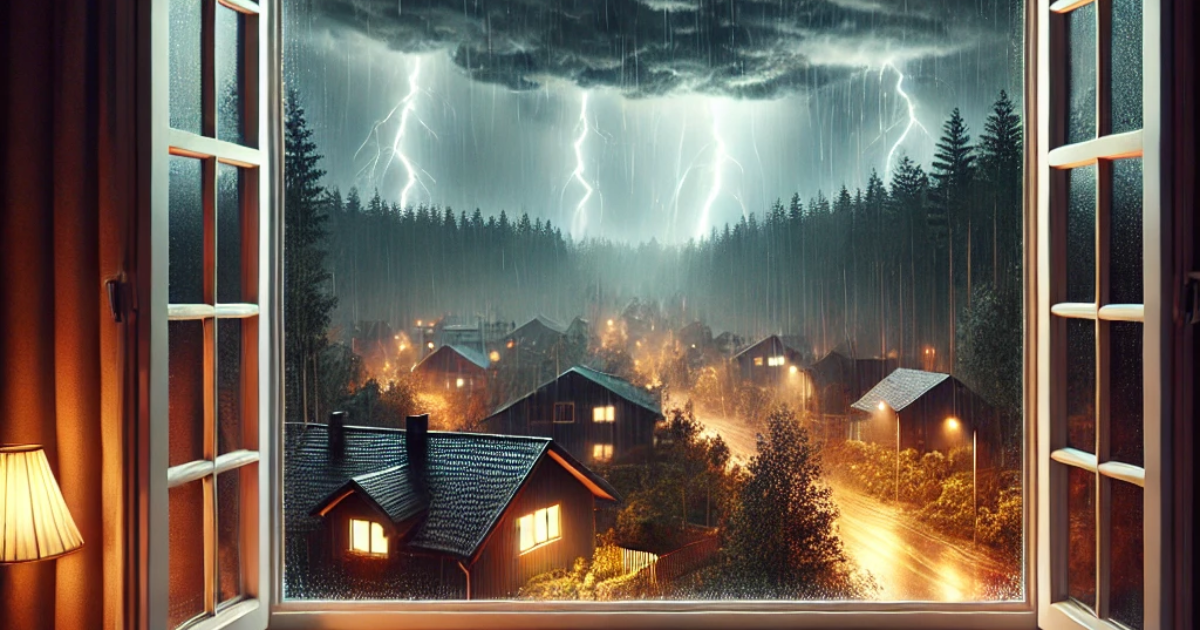 L'orage de banlieue