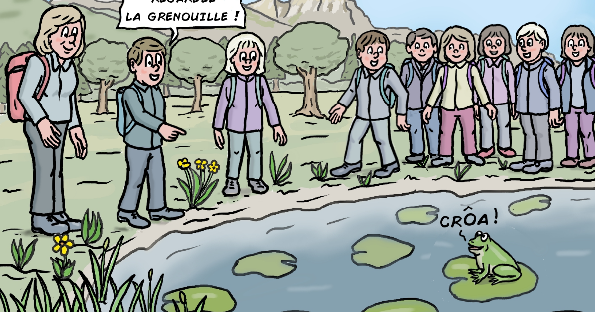balade au bord d'un lac