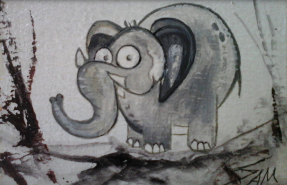 RIGOLO L' ELEPHANT GRIS
