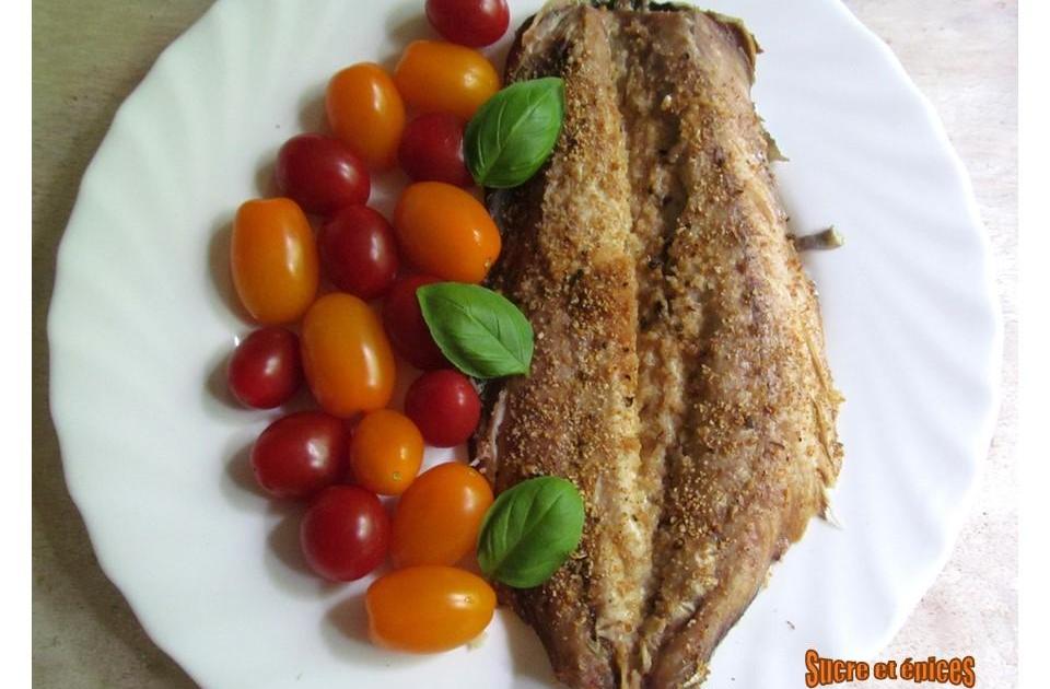 Filets de maquereaux au parmesan et paprika