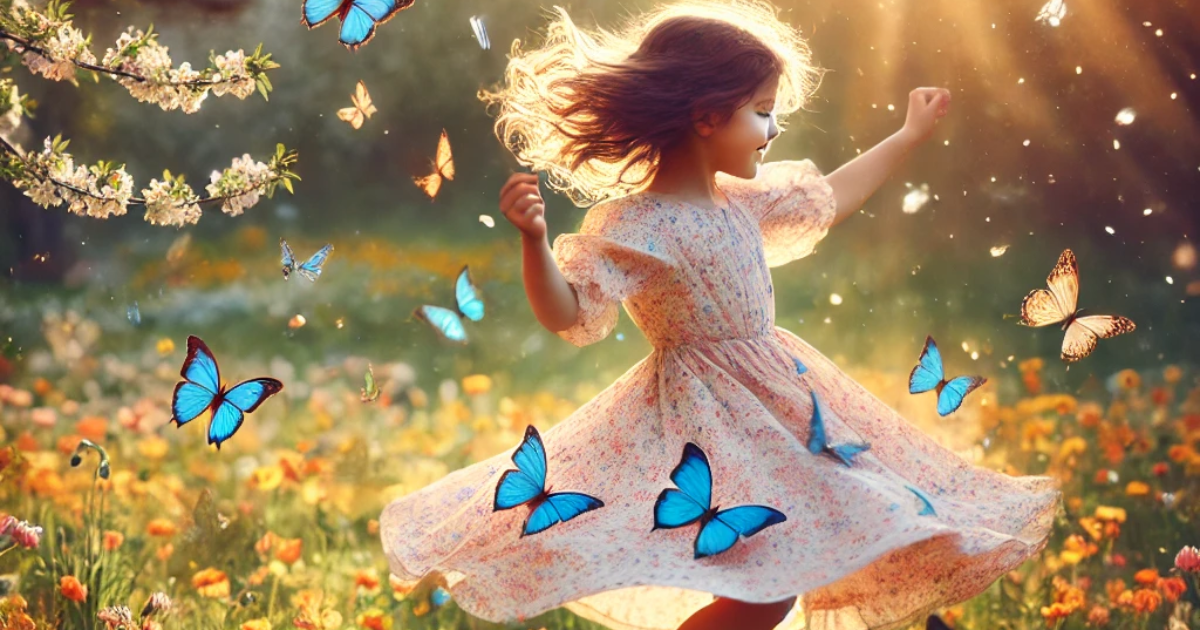 Le bleu papillon