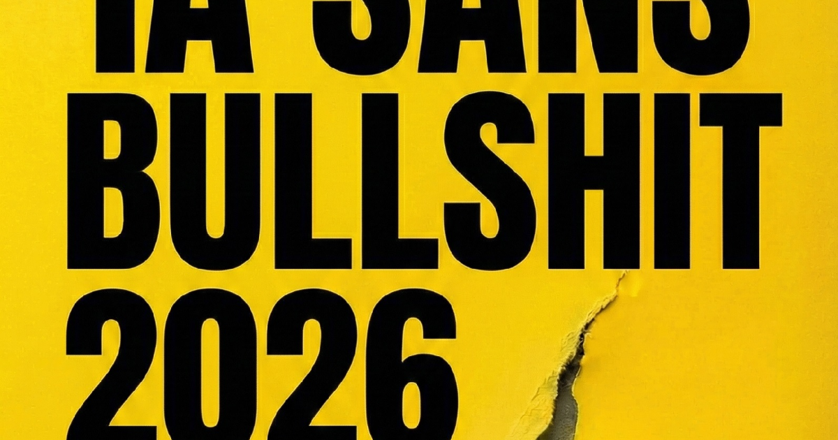 IA SANS BULLSHIT 2026: Le guide terrain sur l'intelligence artificielle en entreprise