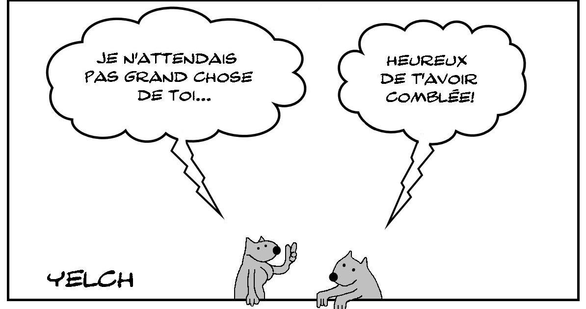 Comblée de rien