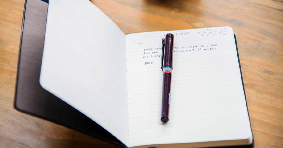 Avez-vous déjà essayé de tenir un journal ?