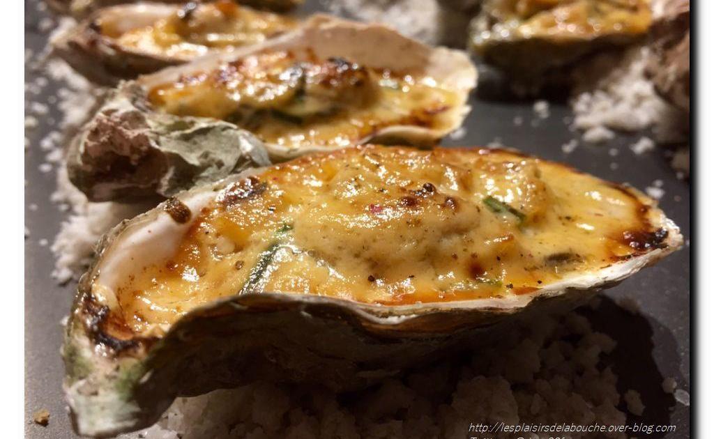 Huîtres chaudes gratinées au cidre