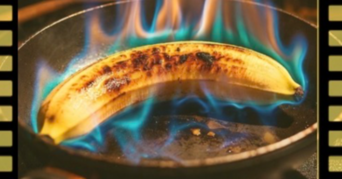 Banane 🍌 flambée