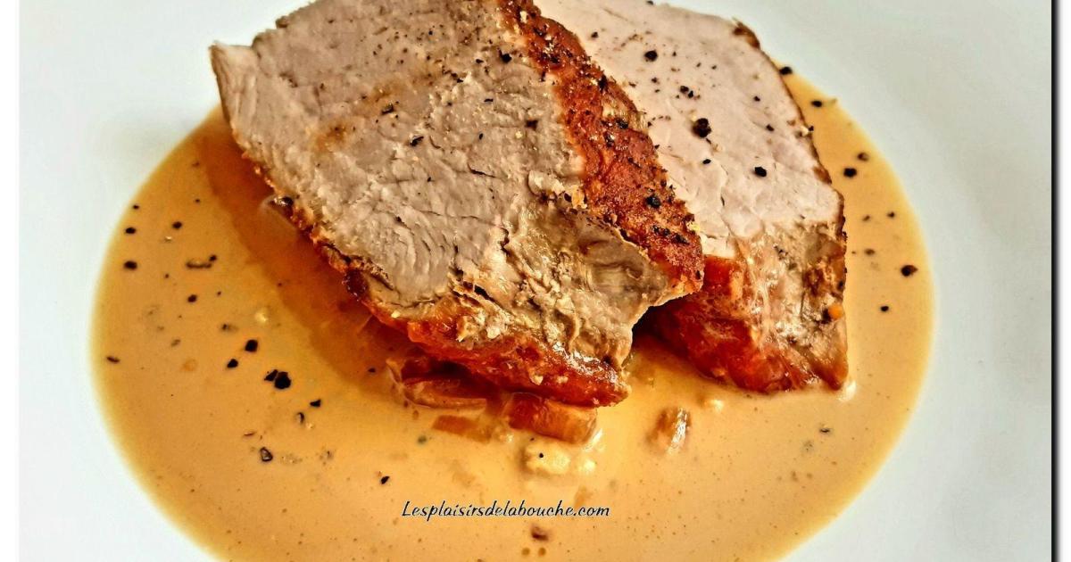 Filets mignons de porc sauce moutarde.