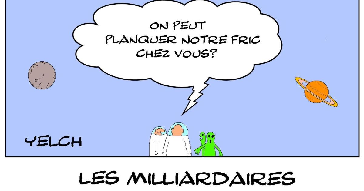 Les milliardaires dans l'espace