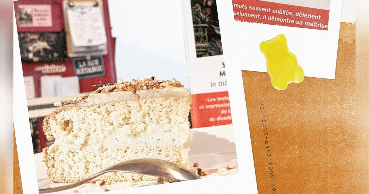 Lundi pâtisserie : gâteau à la crème pâtissière.