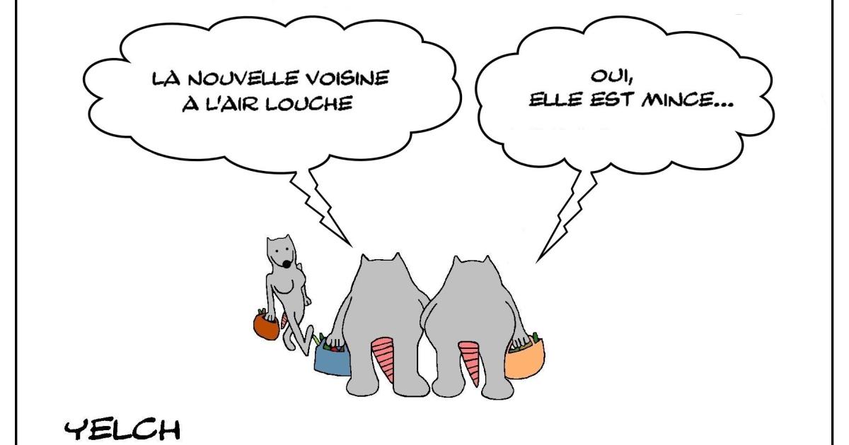 Mince , la voisine!