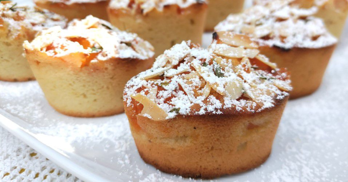 Financiers aux abricots, citron et thym