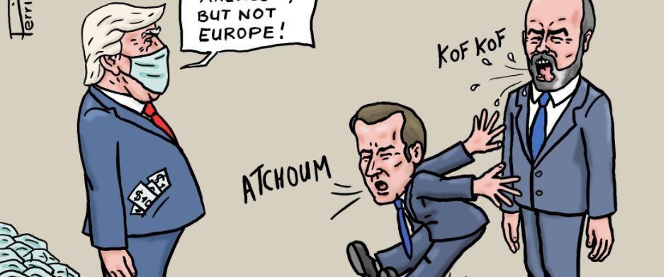 Trump pique les masques de Macron