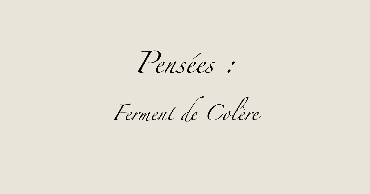 Ferment de Colère