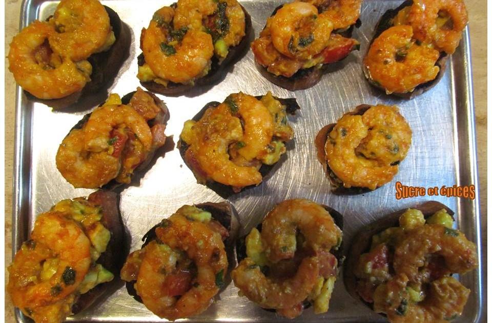 Crostini avocat crevettes