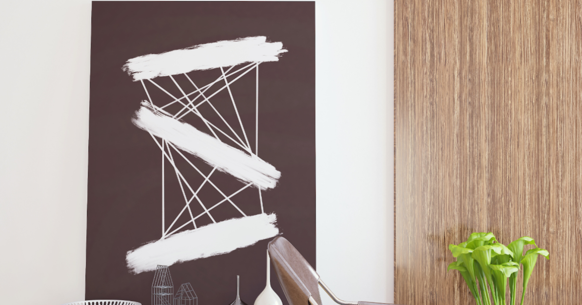 Minimal Art Illustration in Interior