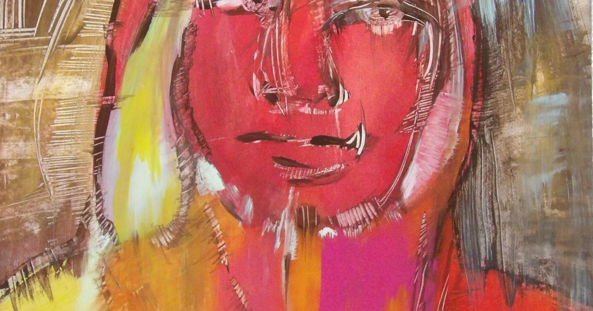 L'indien écarlate - peinture au fil du temps - 2007