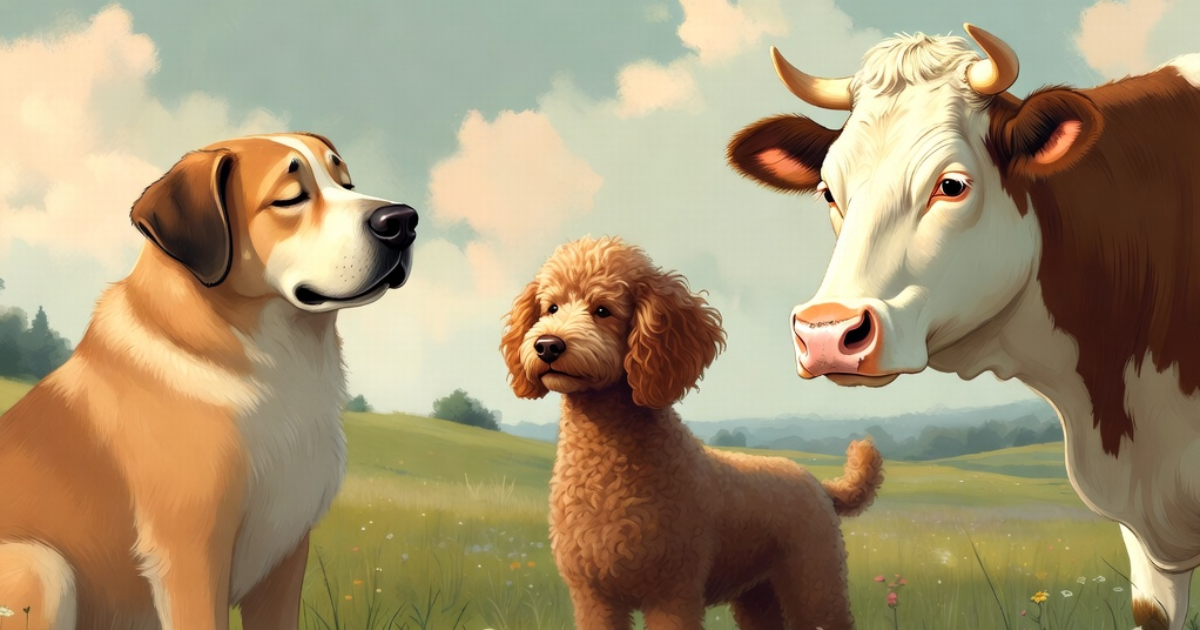 L’histoire du chien aveugle qui ne pouvait pas voir son maître.