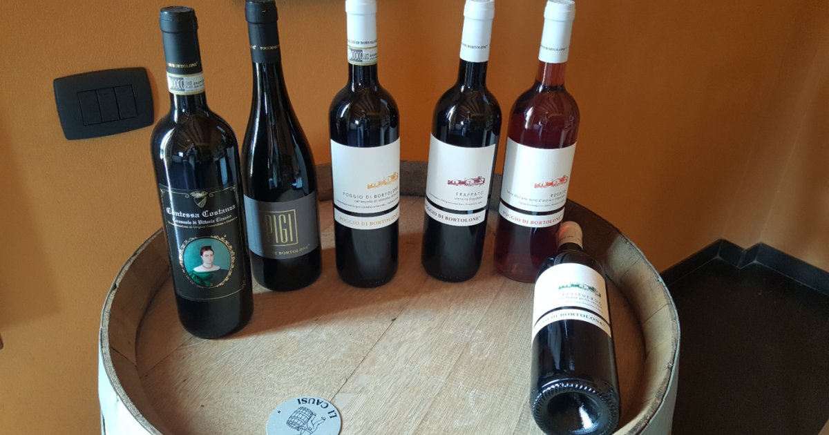 Dégustation au Domaine Poggio di Bortolone (Sicile)e