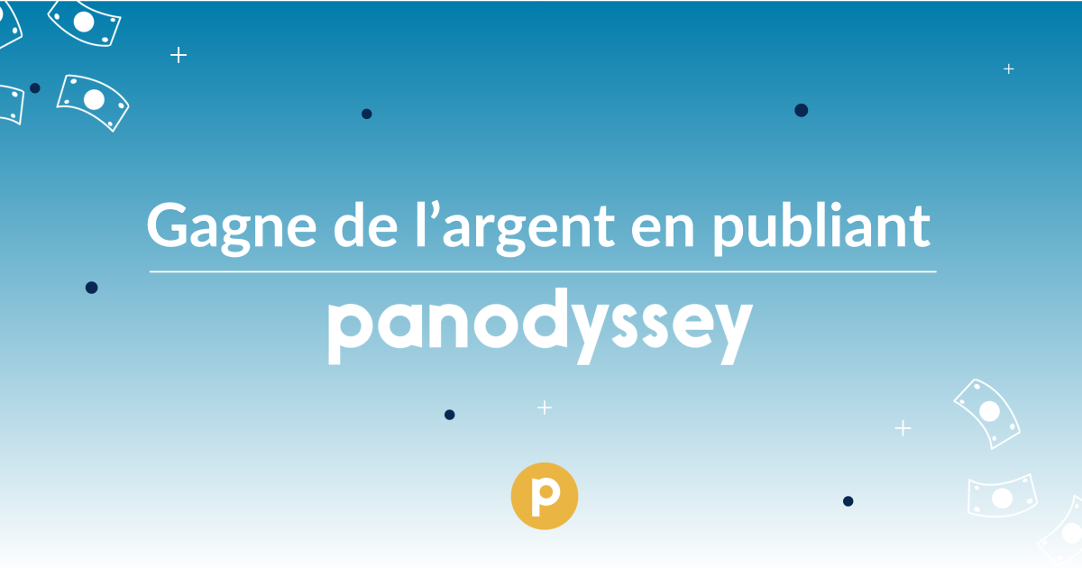 "Moi Bernard D. créateur chez PANODYSSEY, perçois chaque mois mes droits d'auteur...*"