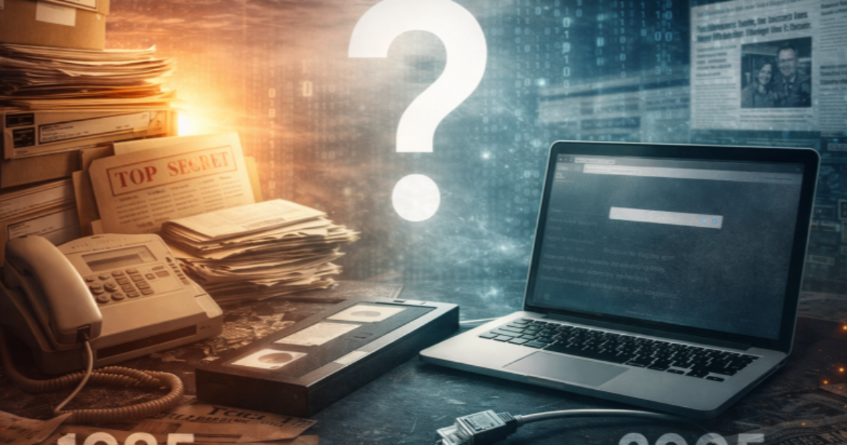 La zone grise de la mémoire : pourquoi le web a “perdu” 1985–2005