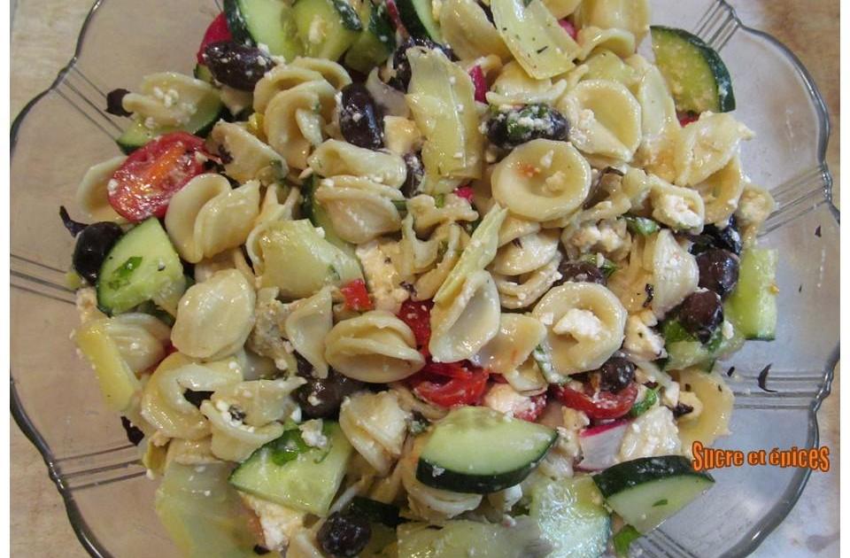 Salade de pâtes aux saveurs méditerranéennes