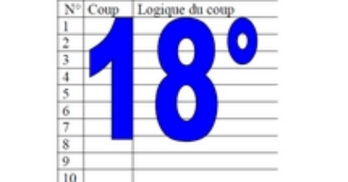 18° diagosudoku, avec les solutions du dix-septième