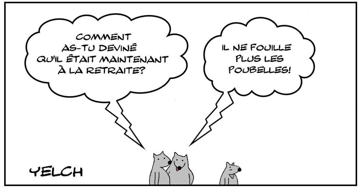 Retraité des fouilles