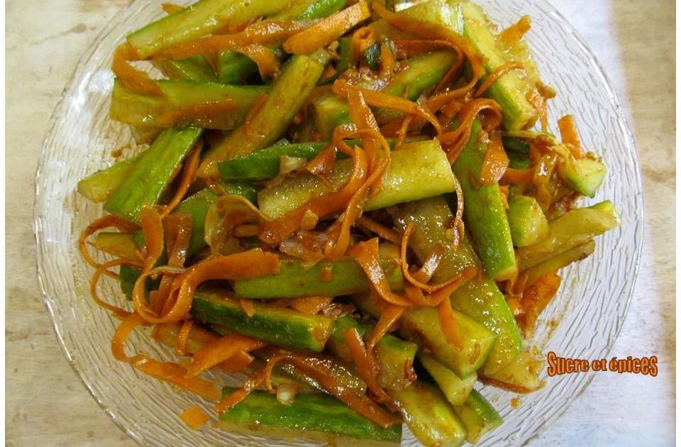 Salade de concombre à la coréenne