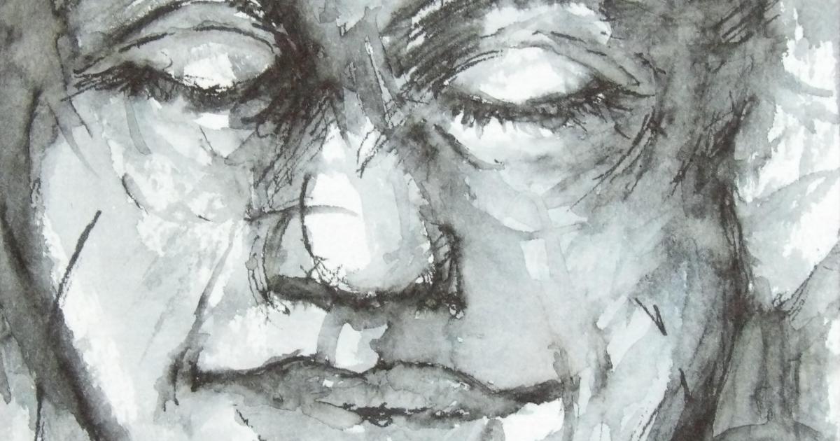 L'âme enclose - dessin jeux d'ombre et de lumière - 2019