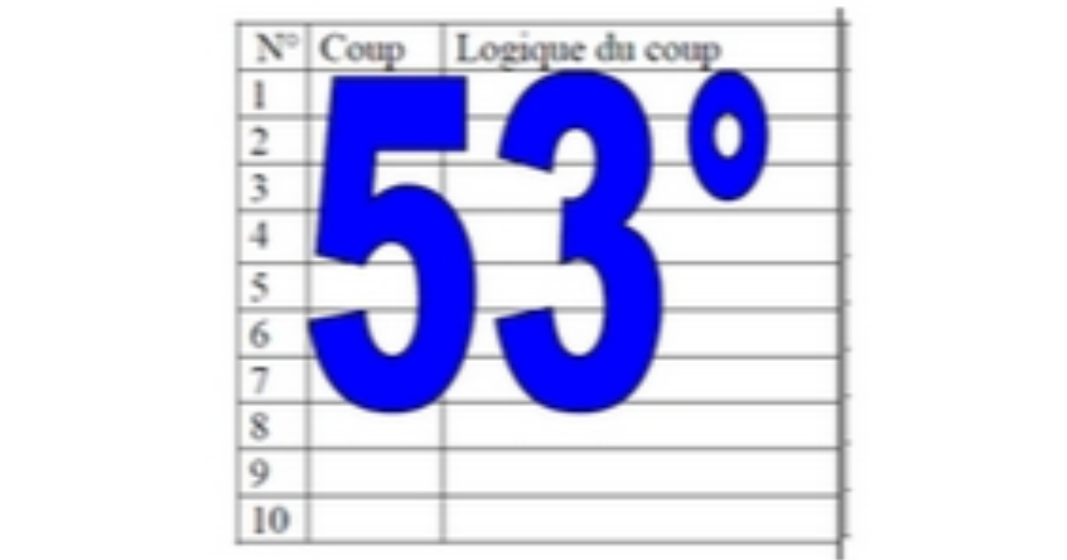53° diagosudoku, avec la solution du cinquante-deuxième
