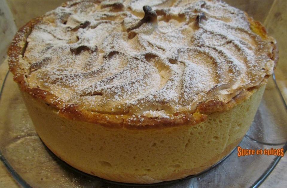 Tarte meringuée aux pommes comme un gâteau
