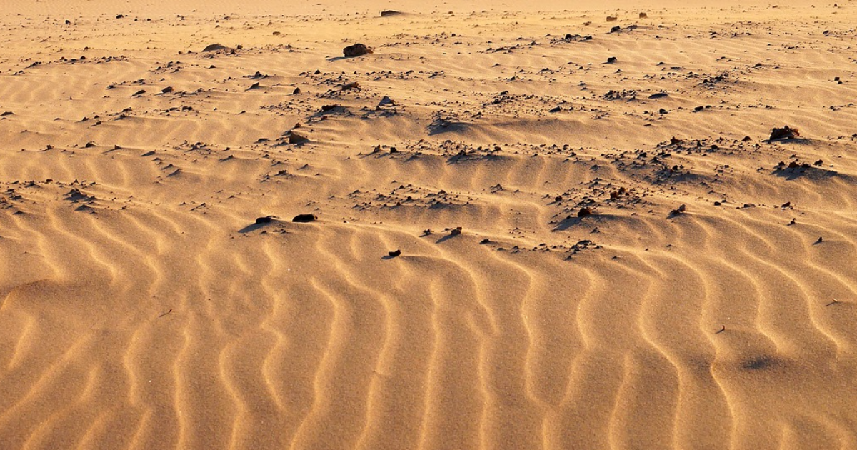 Du sable basculé...