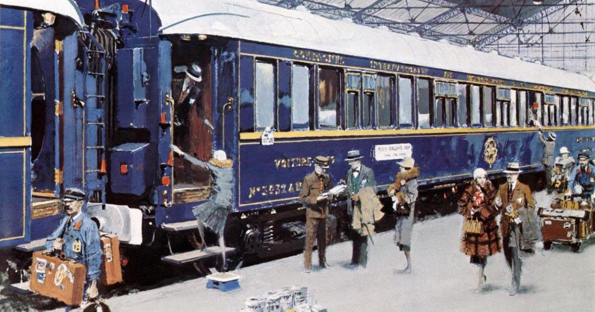 Le train bleu d'Agatha Christie